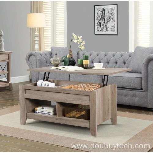 Lift Top Coffee Table with Hidden Storage Compartment